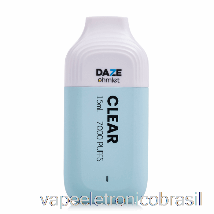 Vape Eletrônico 7 Daze Ohmlet 7000 Descartável Transparente